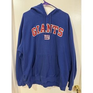 NFL Team Apparel New York Giants Blue XL Sweatshirt Hoodie Football NFL Official